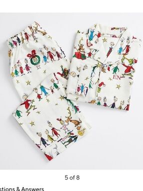 Dr. Seuss's The Grinch™ Adult Flannel Pajama Set Medium